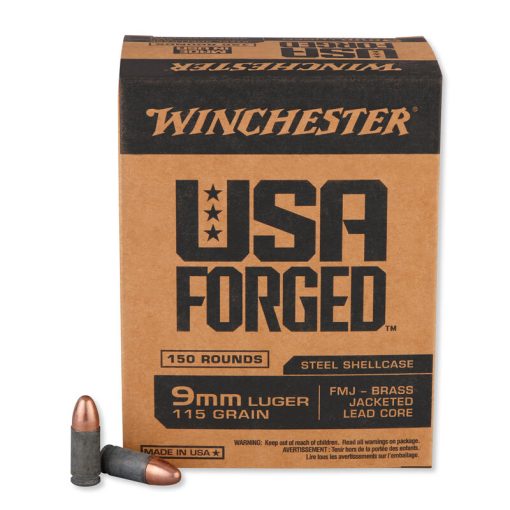 Winchester USA Forged 9mm luger ammunition