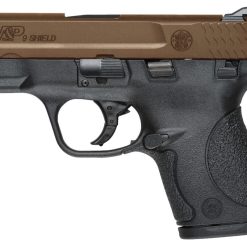 Smith & Wesson M&P9 Shield 9mm Centerfire Pistol with Thumb Safety and Bronze Cerakote Slide