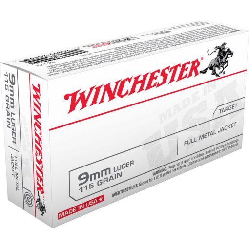 Winchester USA 9mm Luger Ammunition