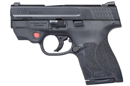 Smith & Wesson M&P40 Shield M2.0 40 S&W Centerfire Pistol w/ Crimson Trace Laser, No Thumb Safety